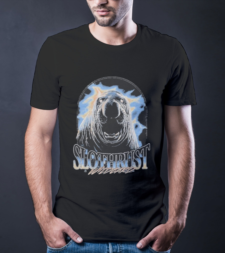 Slothrust Wildcard Walrus Thunderbolt Art T-Shirt