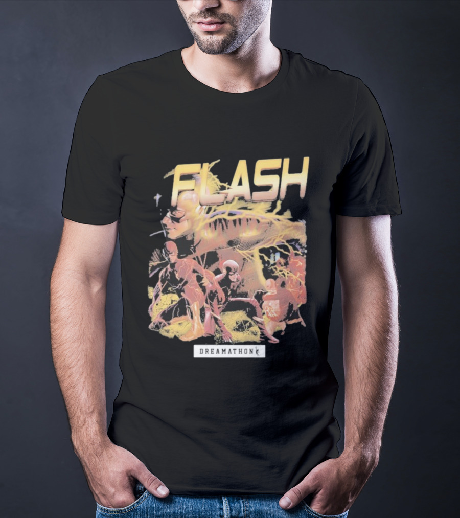 Flash Dreamathon Comic Heroes Lightning Collaboration T-Shirt