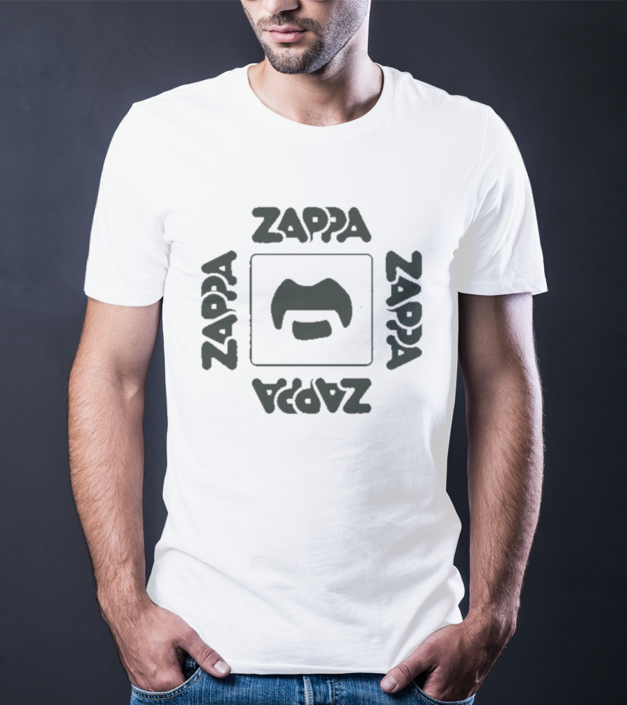 Zappa Zappa Iconic Facial Hair Motif T-Shirt