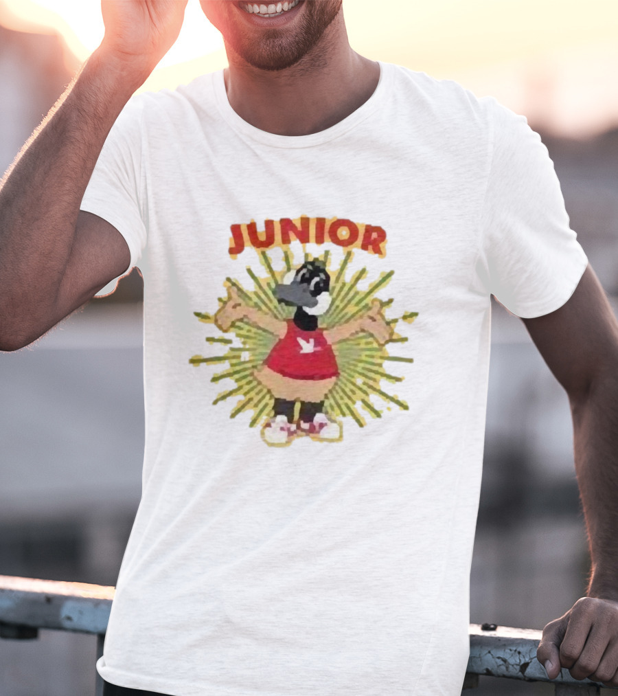 Wawa Junior Mascot Character With Radiant Burst T-Shirt