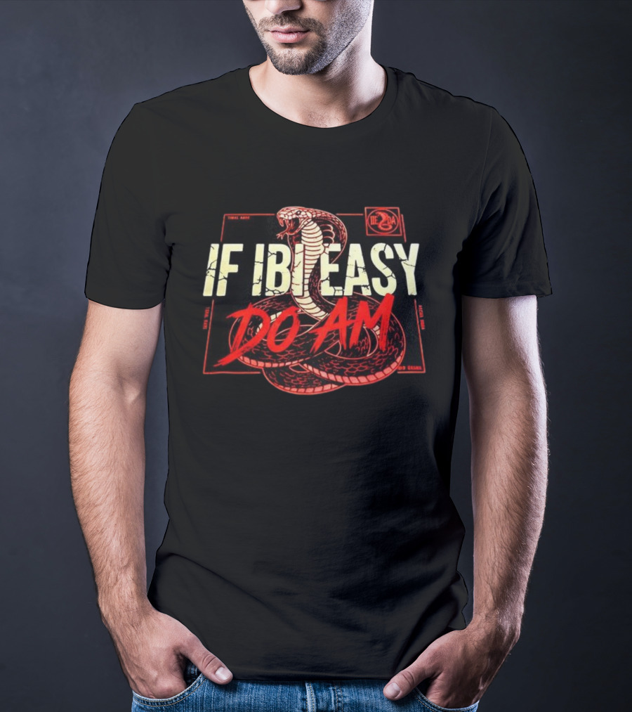 If IbI Easy Do Am Snake Illustration T-Shirt