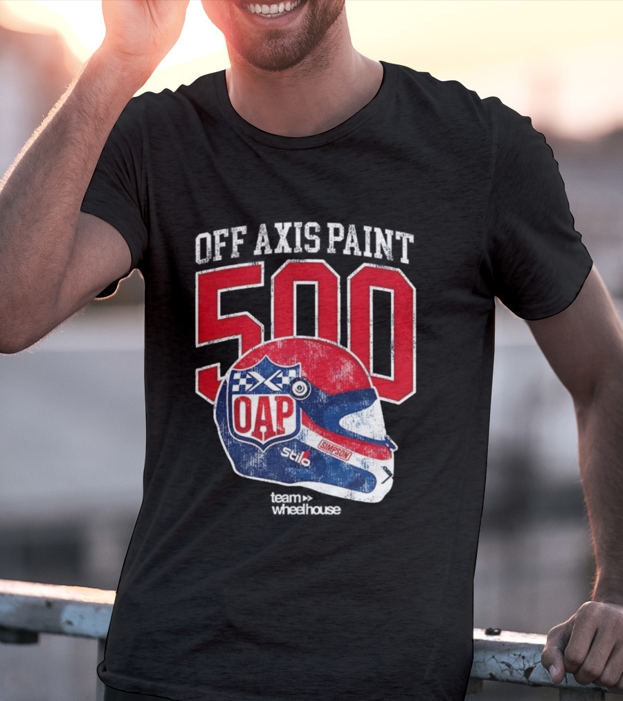 Off Axis Paint 500 OAP Helmet Stilo Simpson Racing T-Shirt