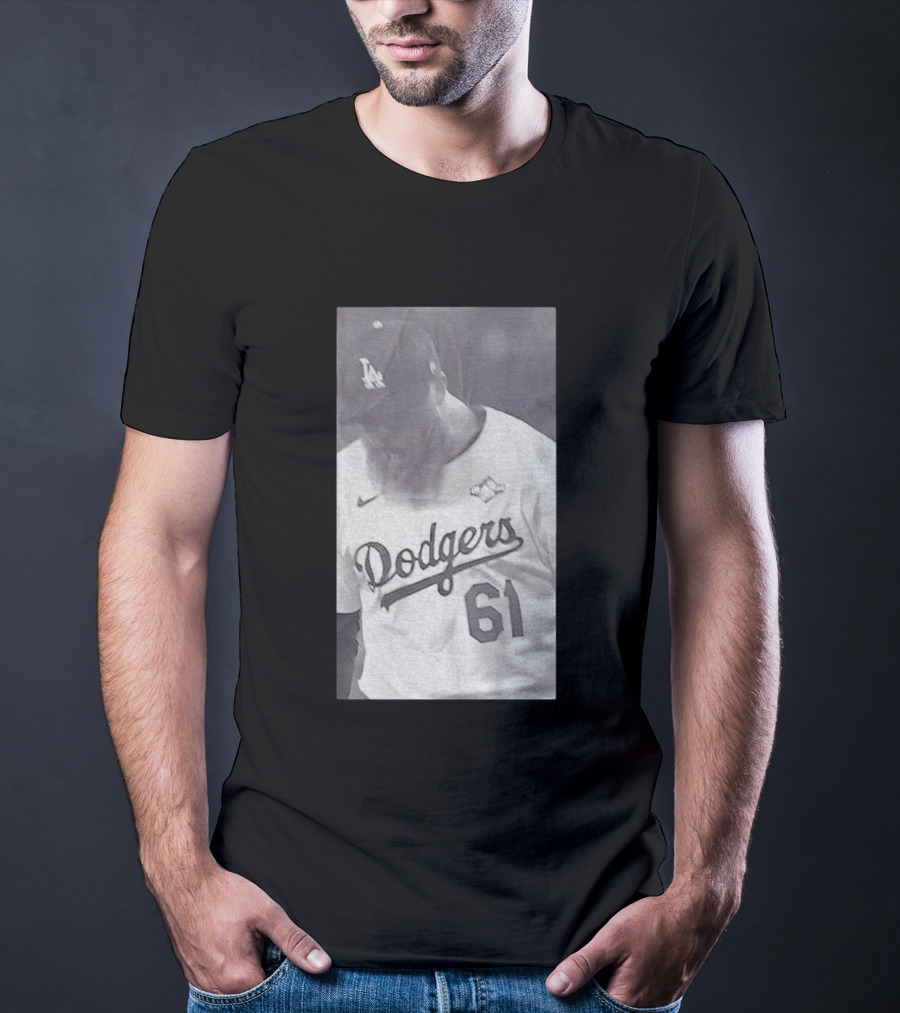 Will Klein 61 Los Angeles Dodgers MLB Baseball Vintage 2025 Commemorative Apparel T-Shirt