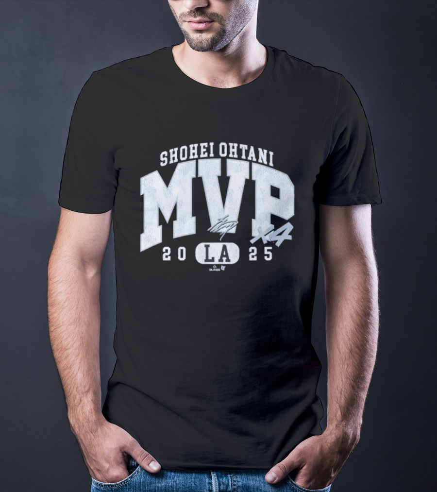 Shohei Ohtani MVP 2025 LA Signature T-Shirt