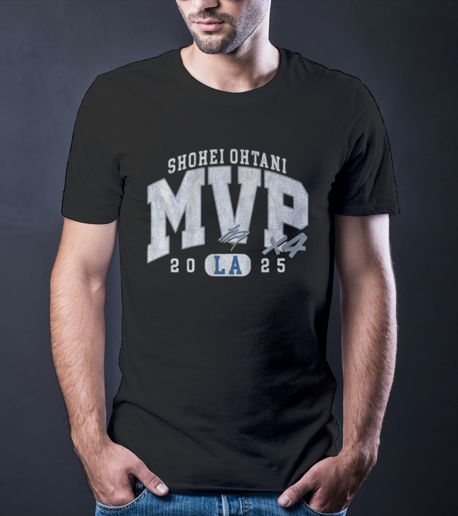 Shohei Ohtani MVP 2025 LA X4 T-Shirt