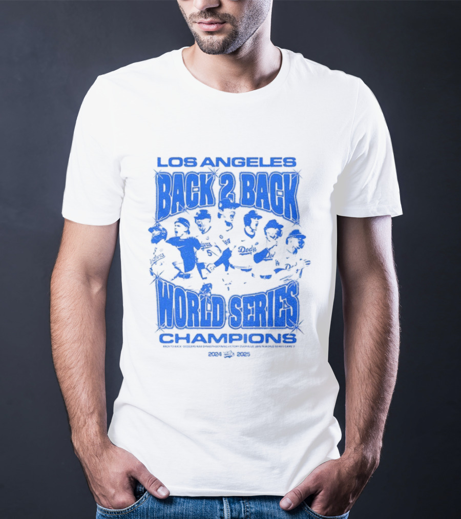 Los Angeles Back 2 Back World Series Champions 1992-1993 T-Shirt