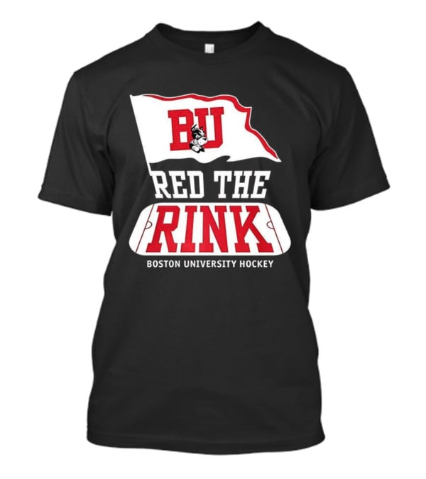 Boston University Hockey BU Red The Rink Event T-Shirt