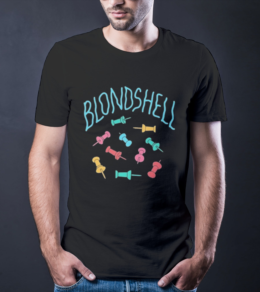Blondshell Colorful Thumbtack Collection T-Shirt