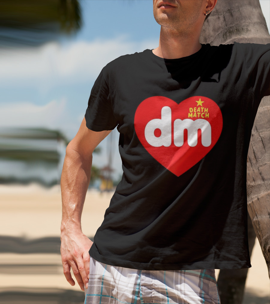 DM DeathMatch Heart Beanbag Bear T-Shirt