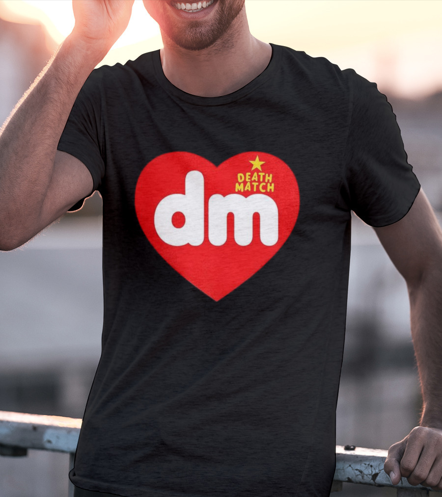 DM DeathMatch Heart Beanbag Bear T-Shirt