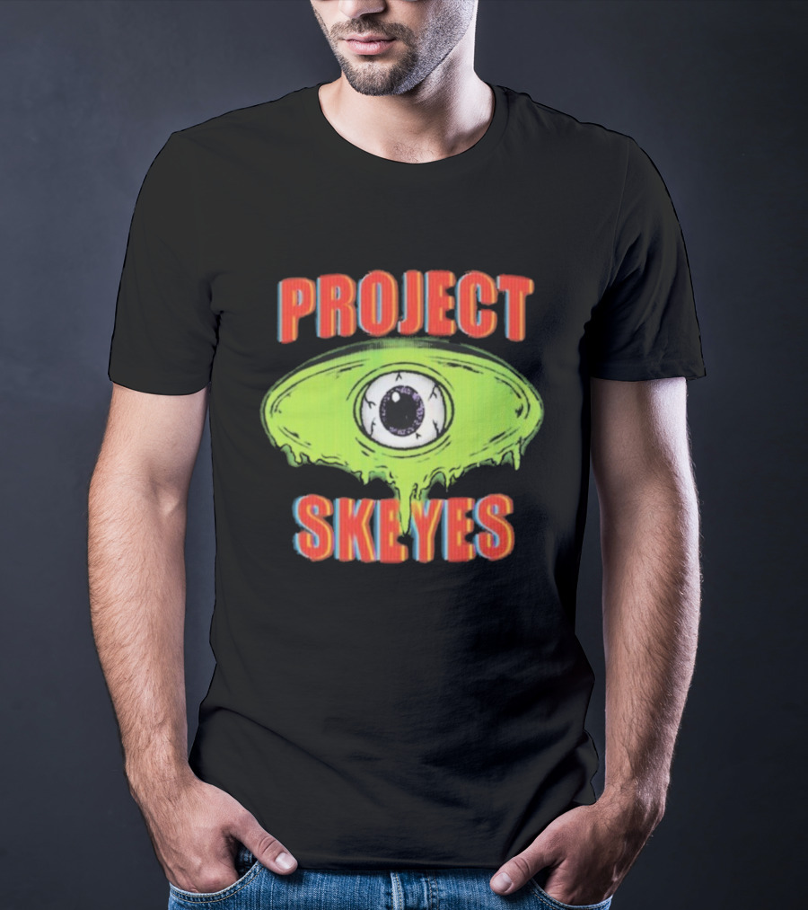Project Skeyes Groovy Society Eye Motif T-Shirt