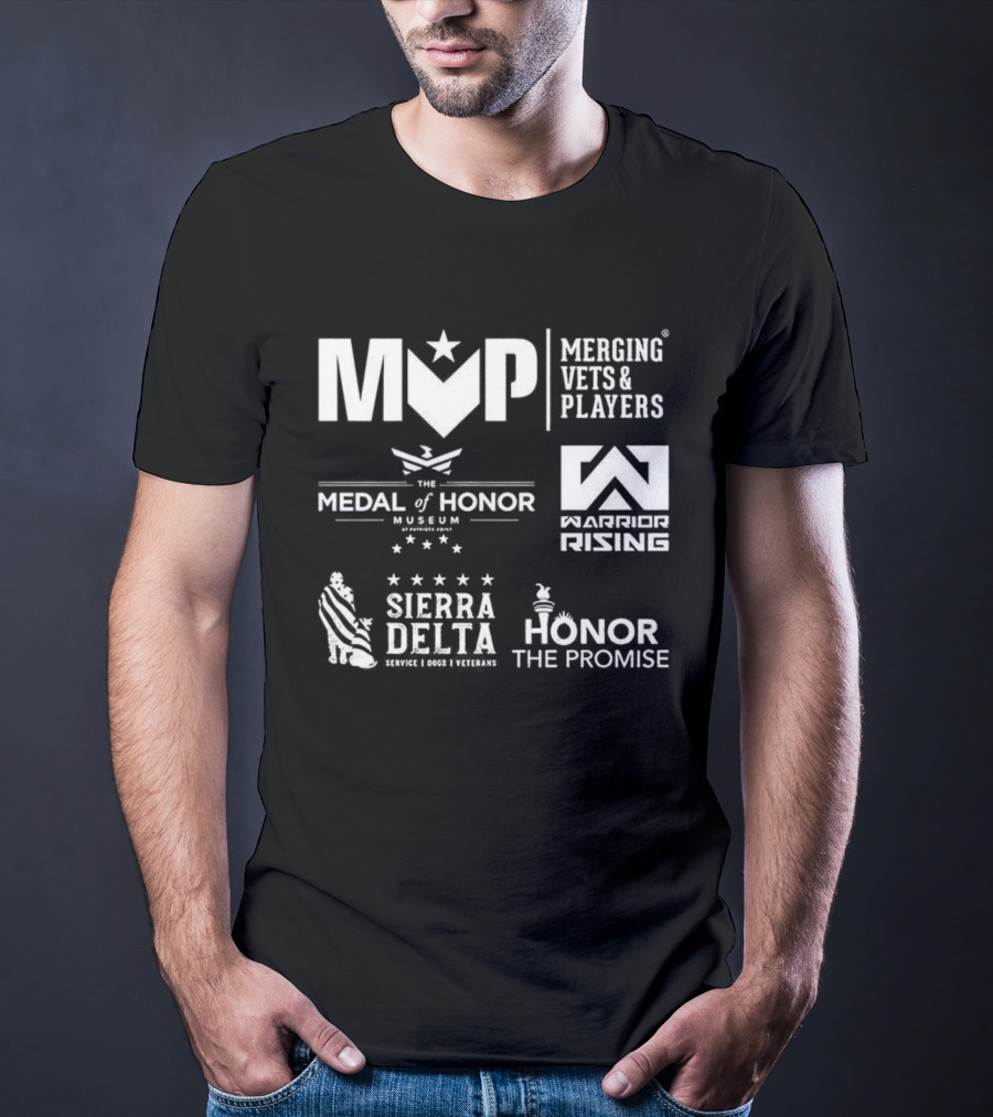 Merging Vets And Players Medal Of Honor Museum Warrior Rising Sierra Delta Honor The Promise T-Shirt