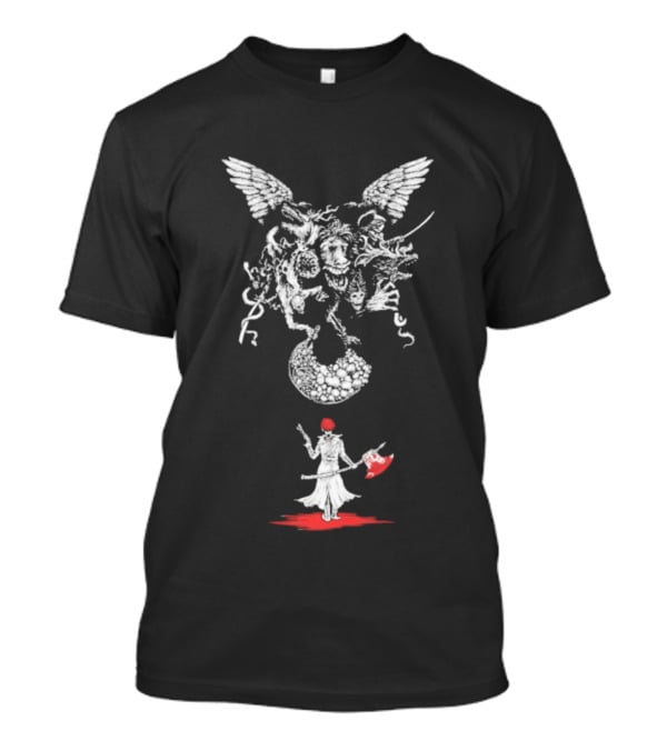 Bloodyfaster Bloodyborne Faster Bloodborne Hunter Art Parody T-Shirt
