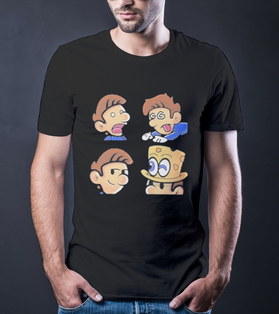 Dave The Many Faces Cartoon Expressions DGR Hat T-Shirt
