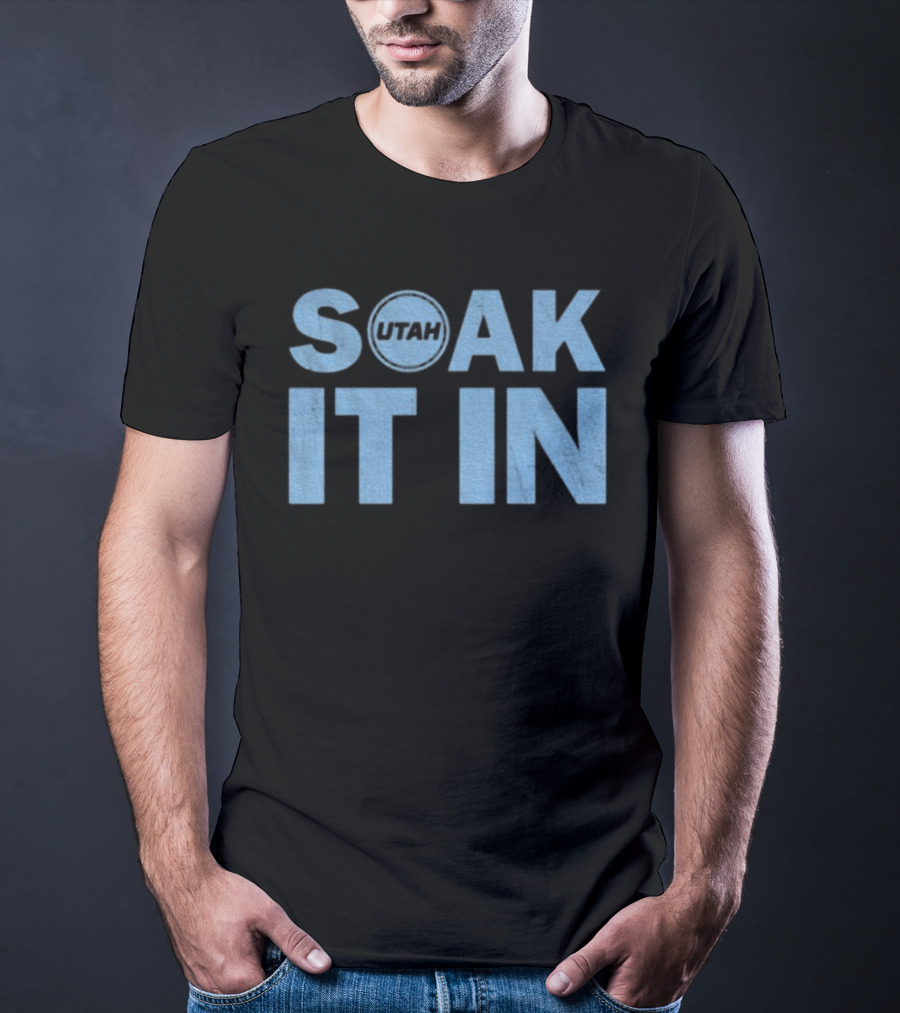 Utah Mammoth Hockey Soak It In 2025 NHL T-Shirt