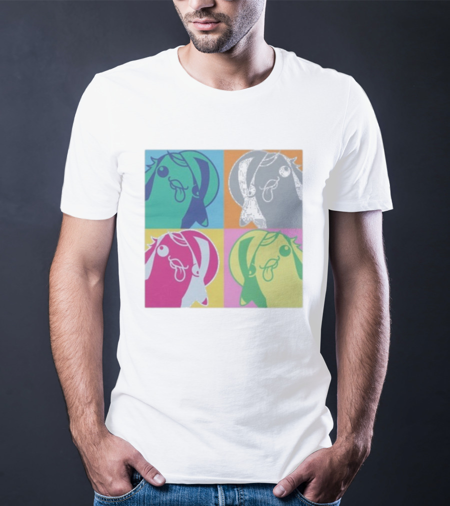 Bird650 Derp Colorful Pop Art Quad T-Shirt