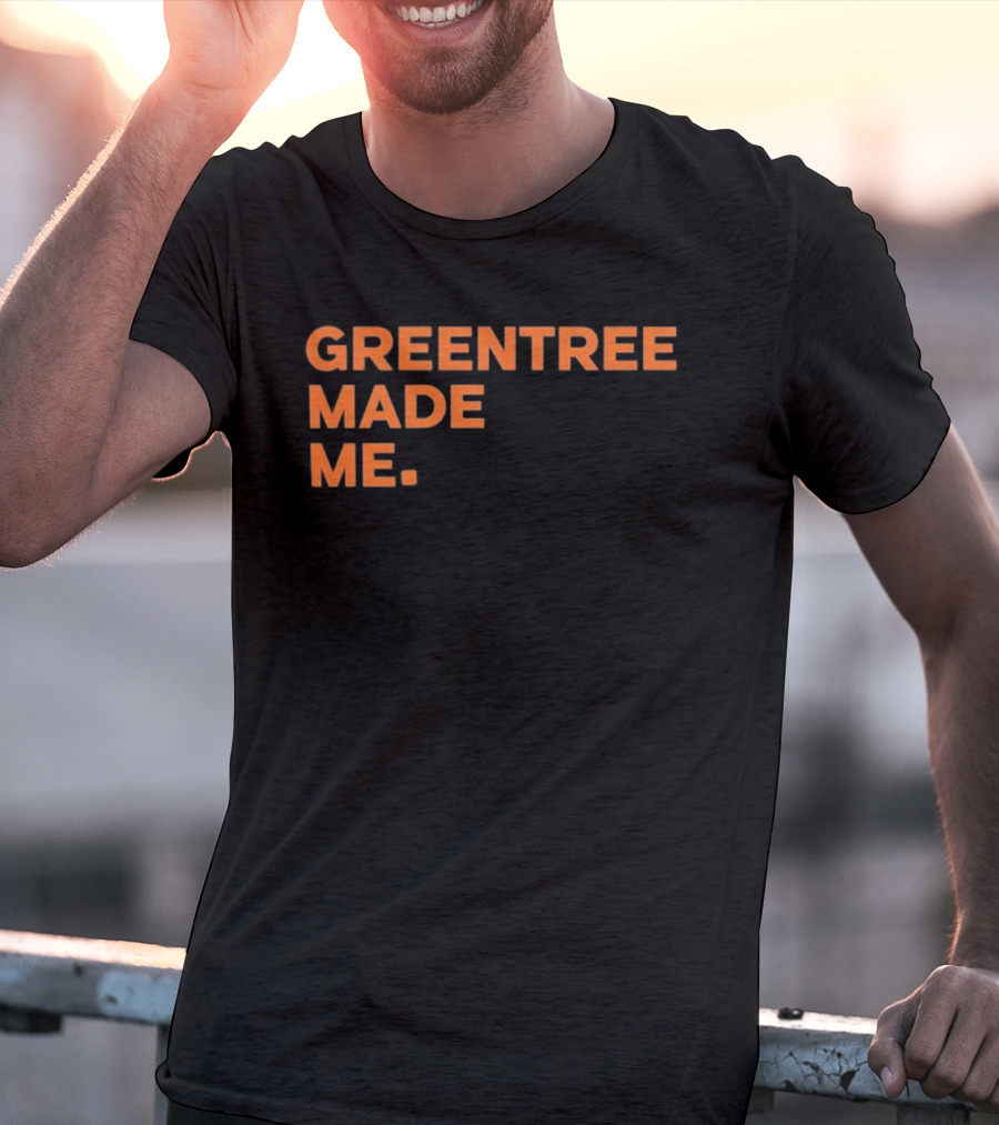 Greentree Made Me Miami Hurricanes Michael Irvin T-Shirt