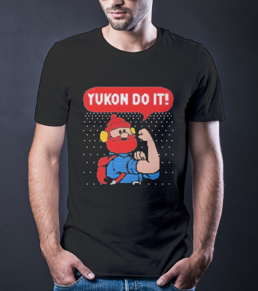 Yukon Cornelius Rosie The Riveter Mashup Yukon Do It Rudolph The Red Nosed Reindeer T-Shirt