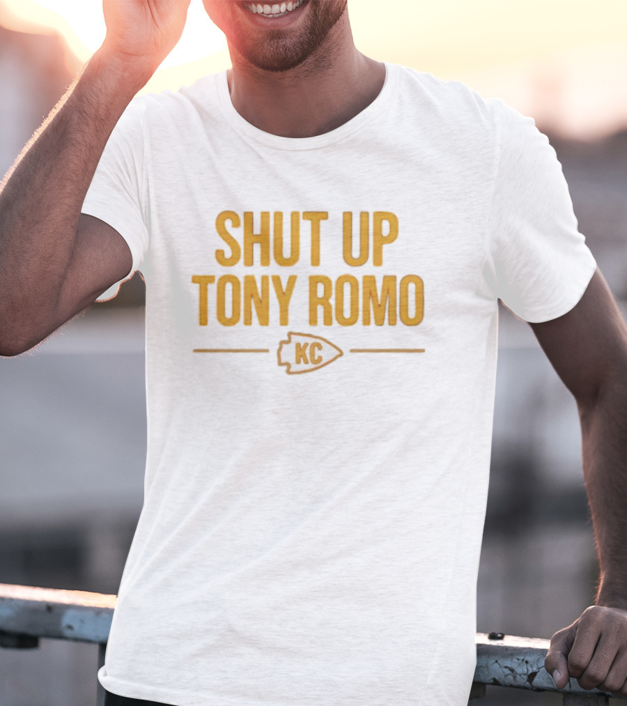 Shut Up Tony Romo KC Chiefs T-Shirt