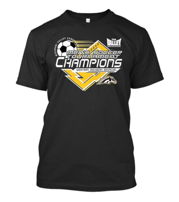 Missouri Valley Conference Soccer Champions Western Michigan Broncos 2025 T-Shirt
