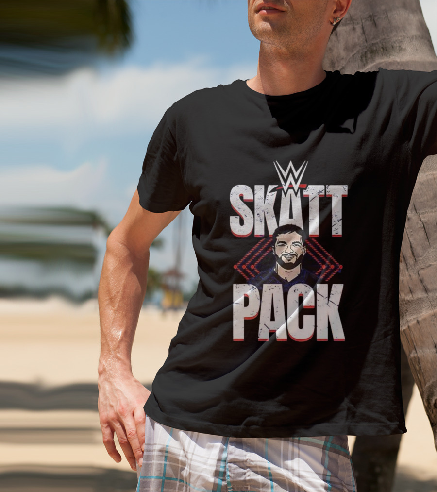 WWE Skatt Pack Cam Skattebo New York Giants 2025 T-Shirt