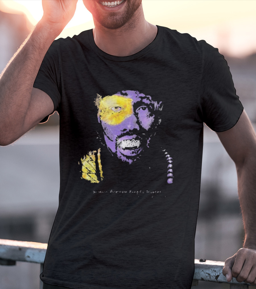 Bobby Digital Vs RZA Wu-Tang Clan Portrait Yellow Purple T-Shirt