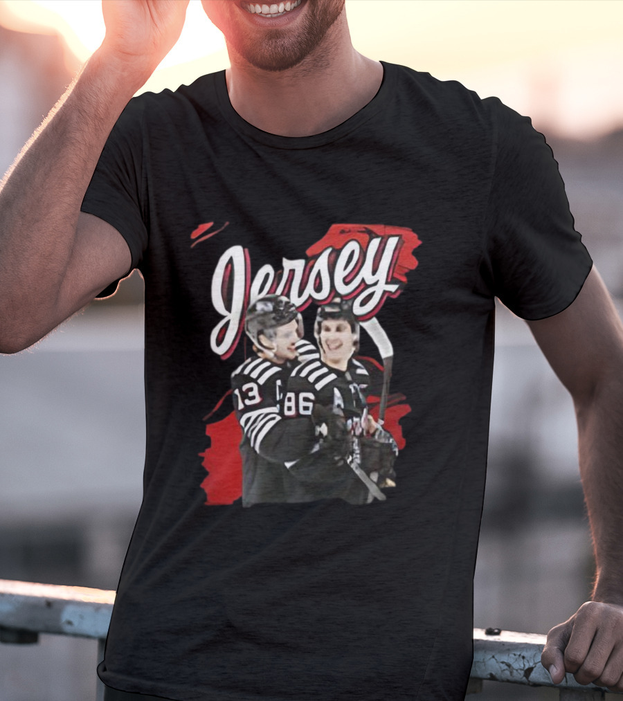 Jersey New Jersey Devils Players Celebration Bye Bye Tour T-Shirt