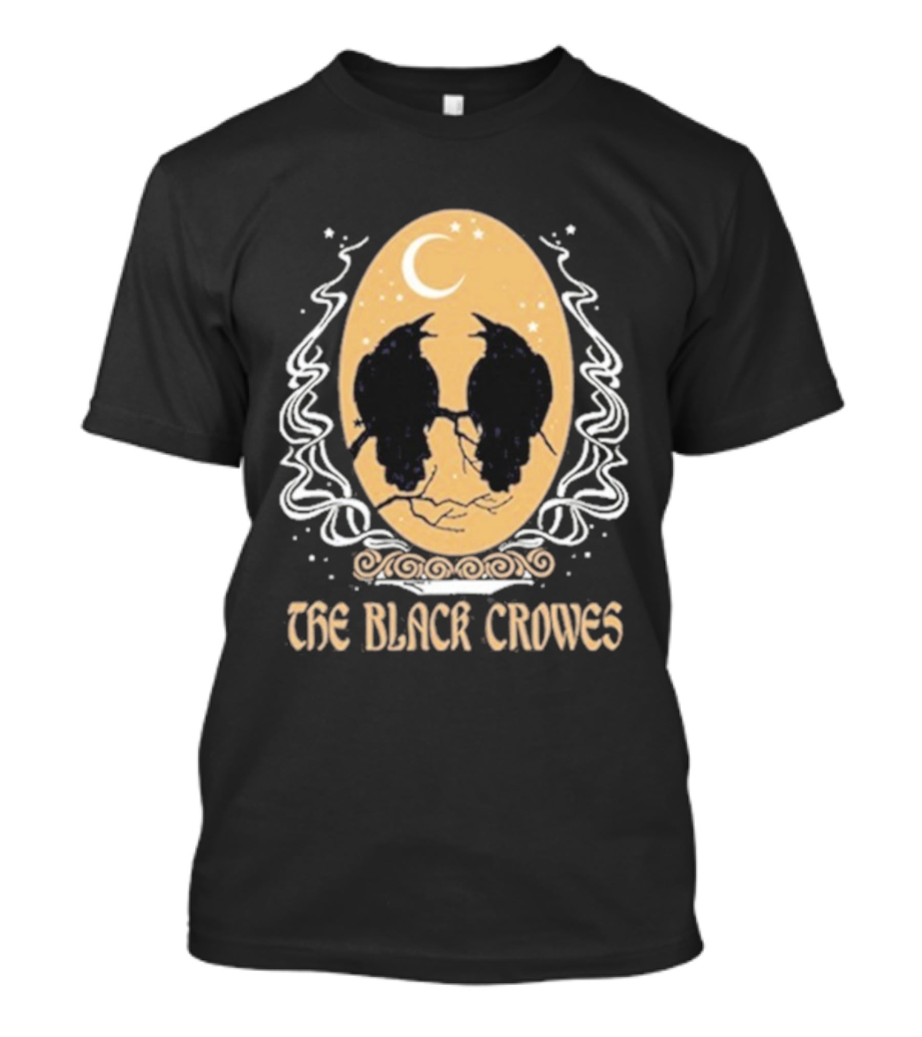 The Black Crowes Oval Moonlit Ravens T-Shirt