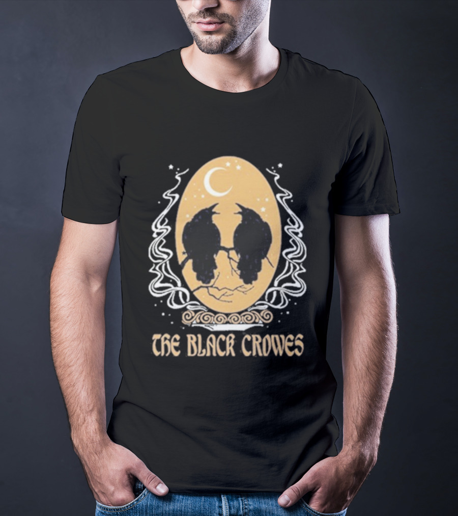 The Black Crowes Oval Moonlit Ravens T-Shirt