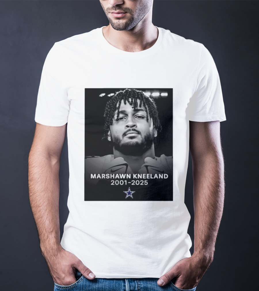Marshawn Kneeland 2001-2025 Star Symbol Tribute T-Shirt