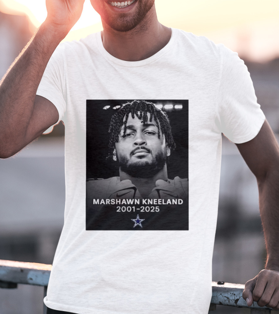 Marshawn Kneeland 2001-2025 Star Symbol Tribute T-Shirt