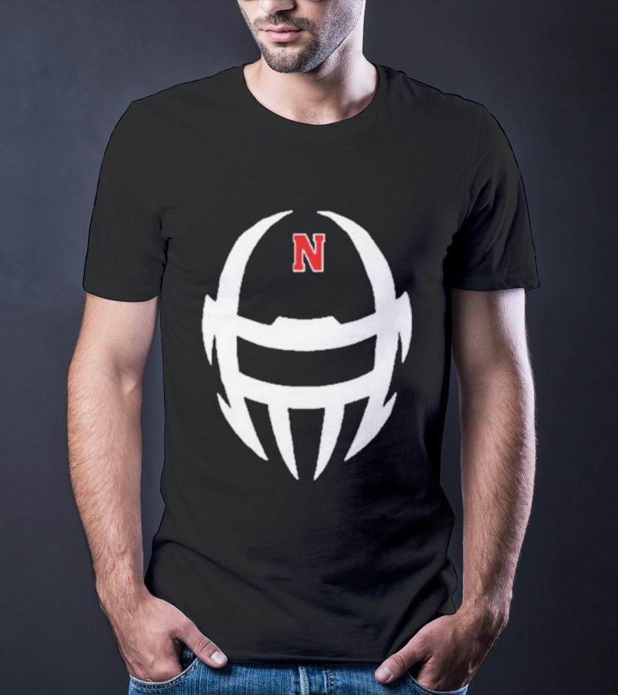 Coach Matt Rhule Nebraska Cornhuskers N Helmet T-Shirt