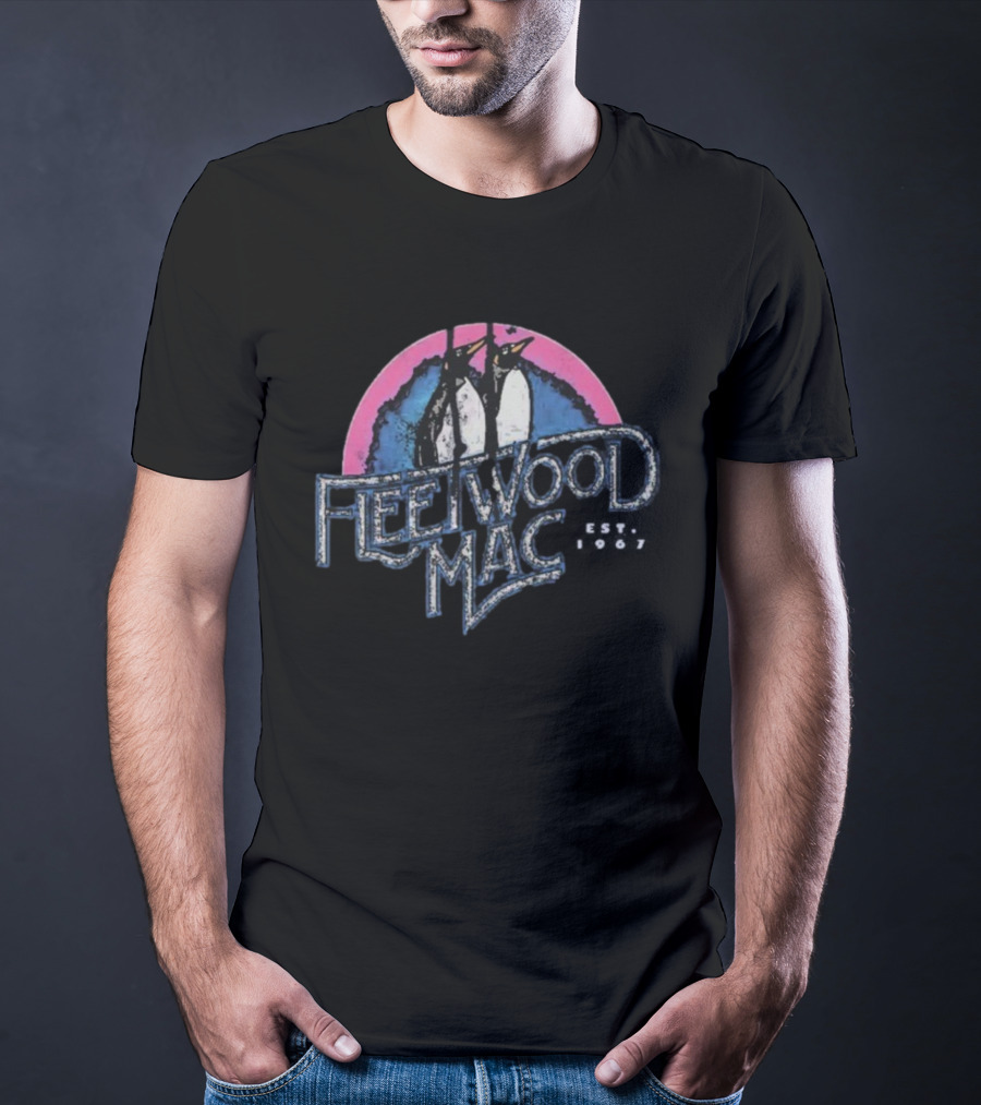 Fleetwood Mac Est. 1967 Penguins Retro Vintage Style T-Shirt