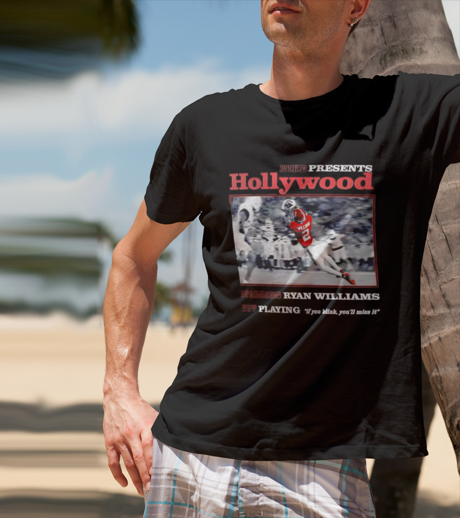 Ryan Williams Alabama Crimson Tide Hollywood Catch T-Shirt