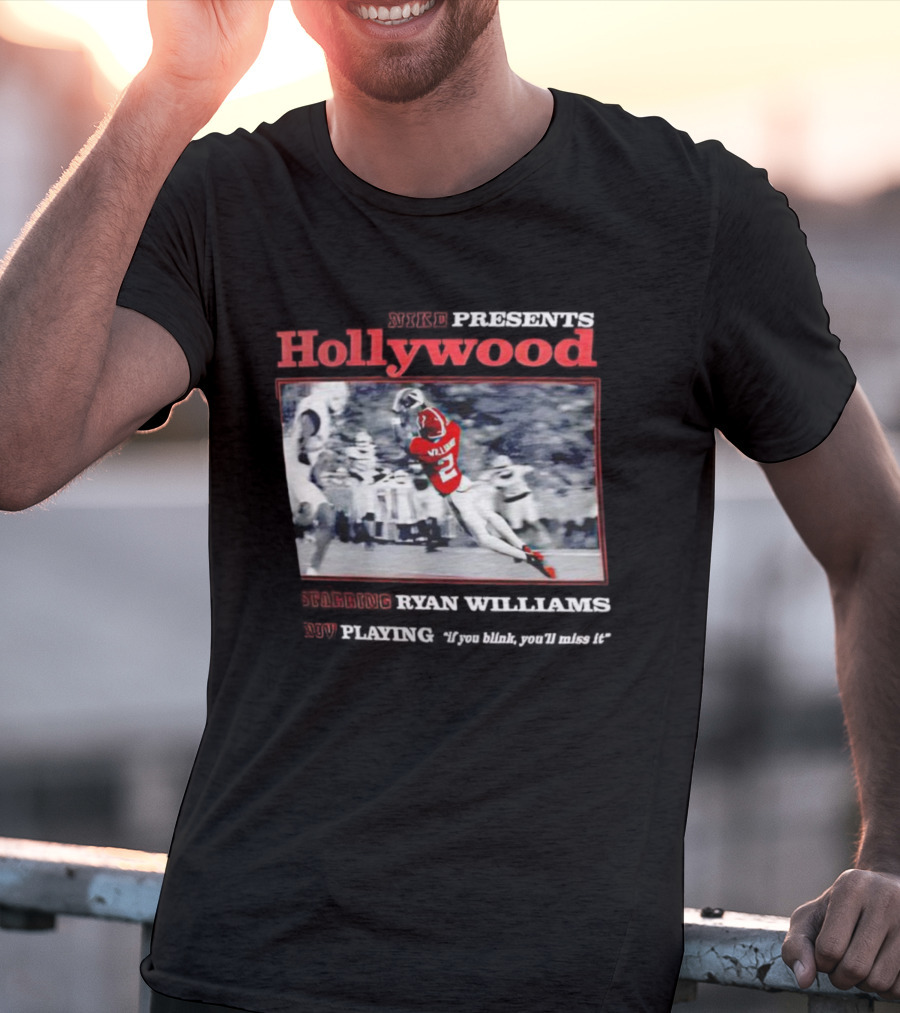 Ryan Williams Alabama Crimson Tide Hollywood Catch T-Shirt