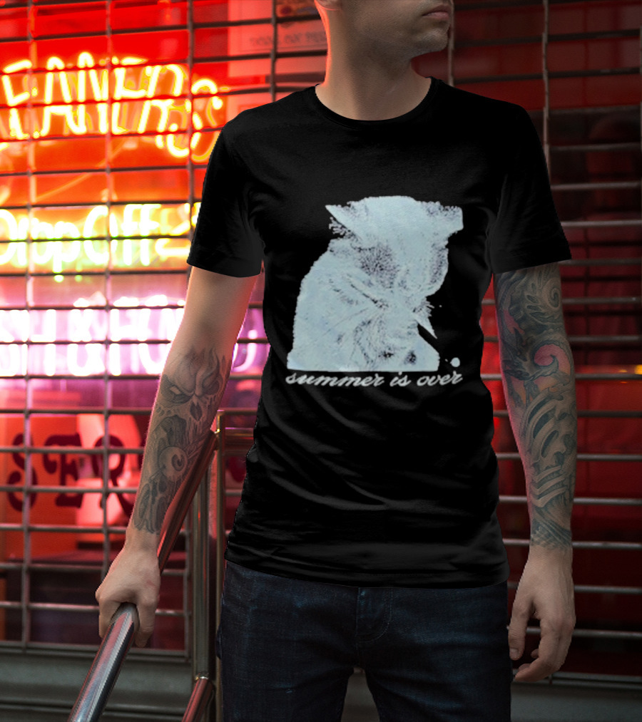 Will Mahony Summer Is Over Cat T-Shirt