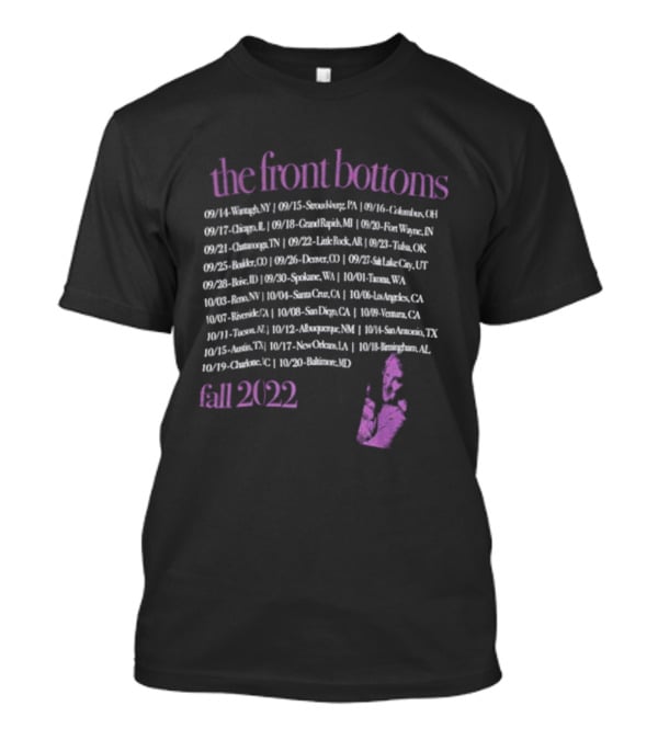 Theresa Fall 2022 Tour Dates The Front Bottoms T-Shirt