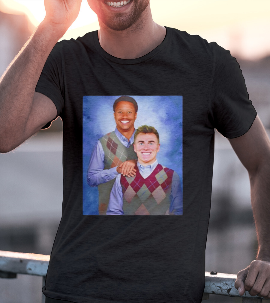Bo Nix Courtland Sutton Step Brothers Style Denver Broncos Player Duo T-Shirt