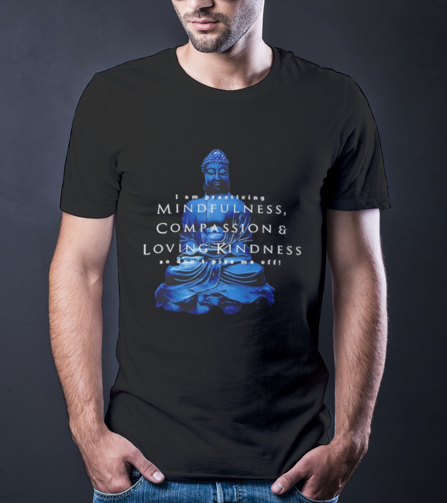 Mindfulness Compassion Loving Kindness Buddha Meditation T-Shirt