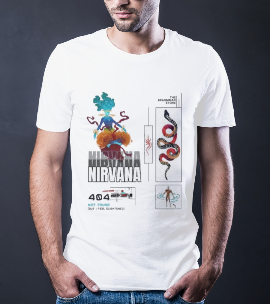 Nirvana The Brahmman Yoga Snake Meditation Symbol T-Shirt