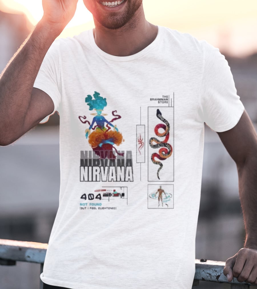 Nirvana The Brahmman Yoga Snake Meditation Symbol T-Shirt