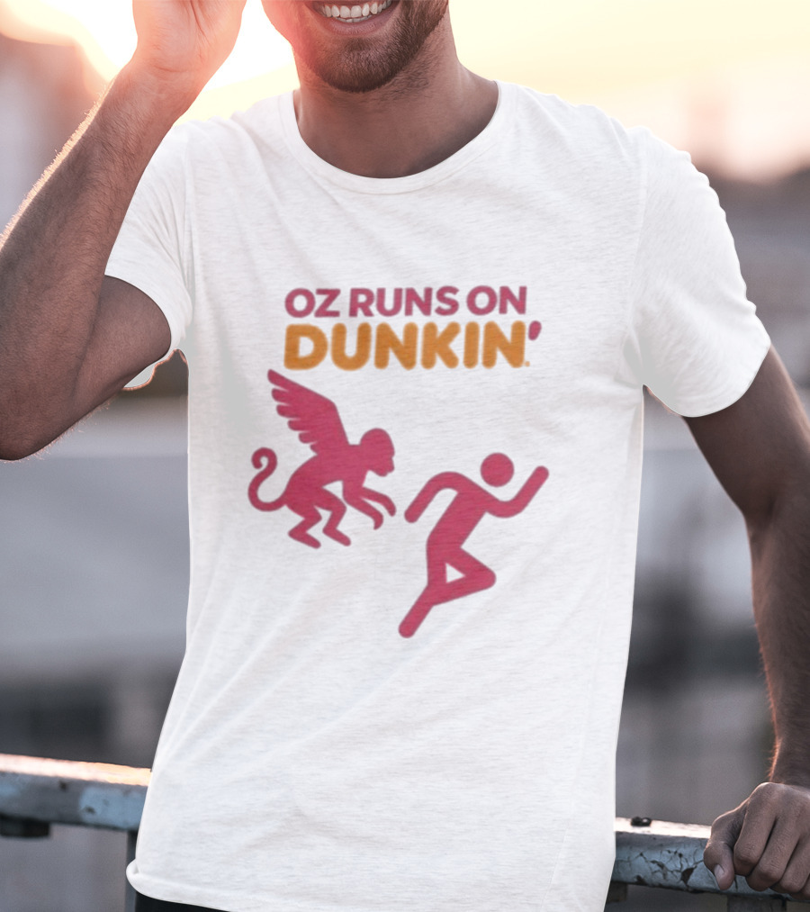 Wicked OZ Runs On Dunkin' Flying Monkey Chase T-Shirt