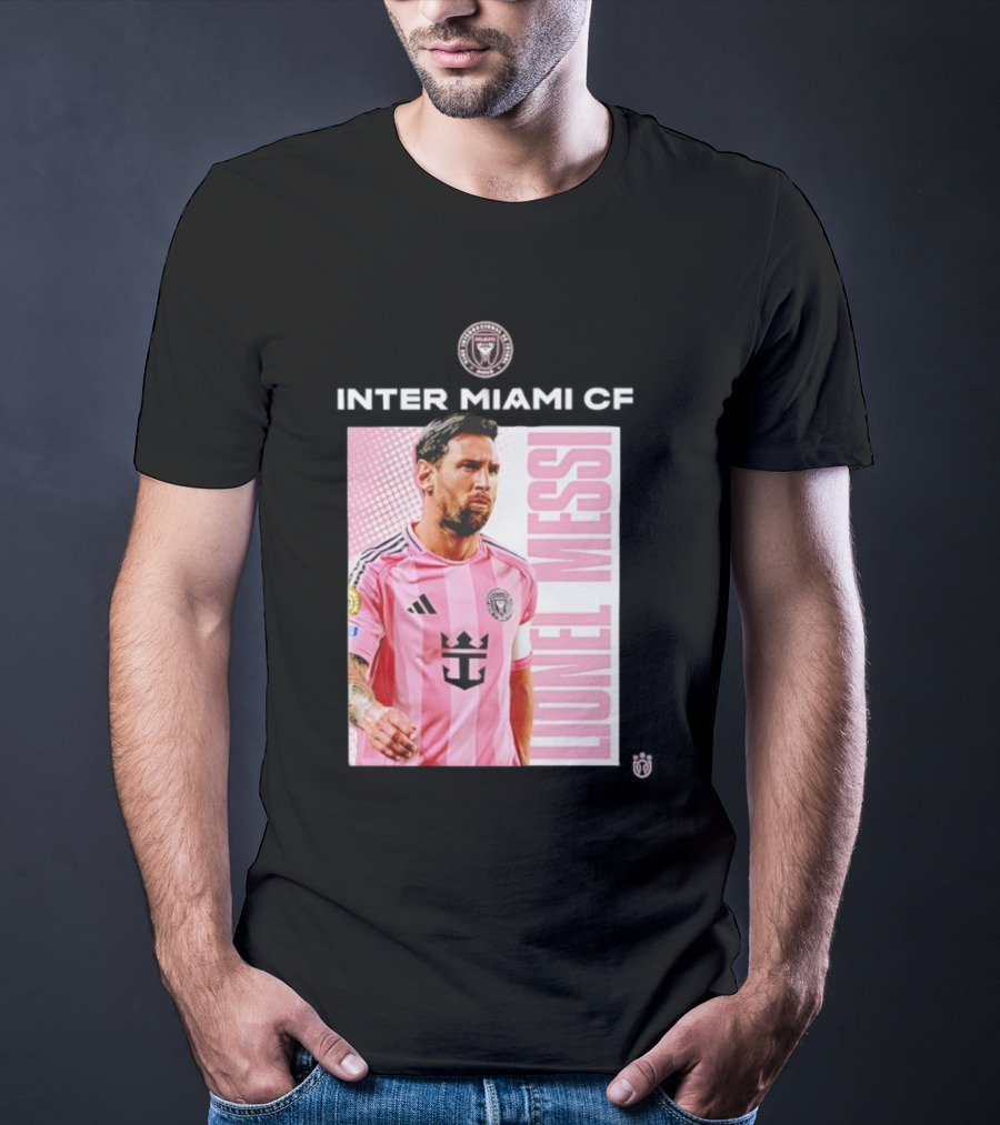 Inter Miami CF Lionel Messi Pink Jersey Program T-Shirt