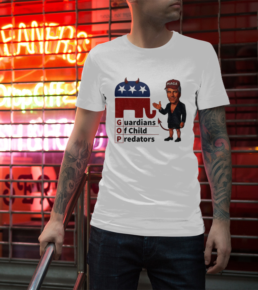 GOP Guardians Of Child Predators Anti MAGA Anti Trump T-Shirt