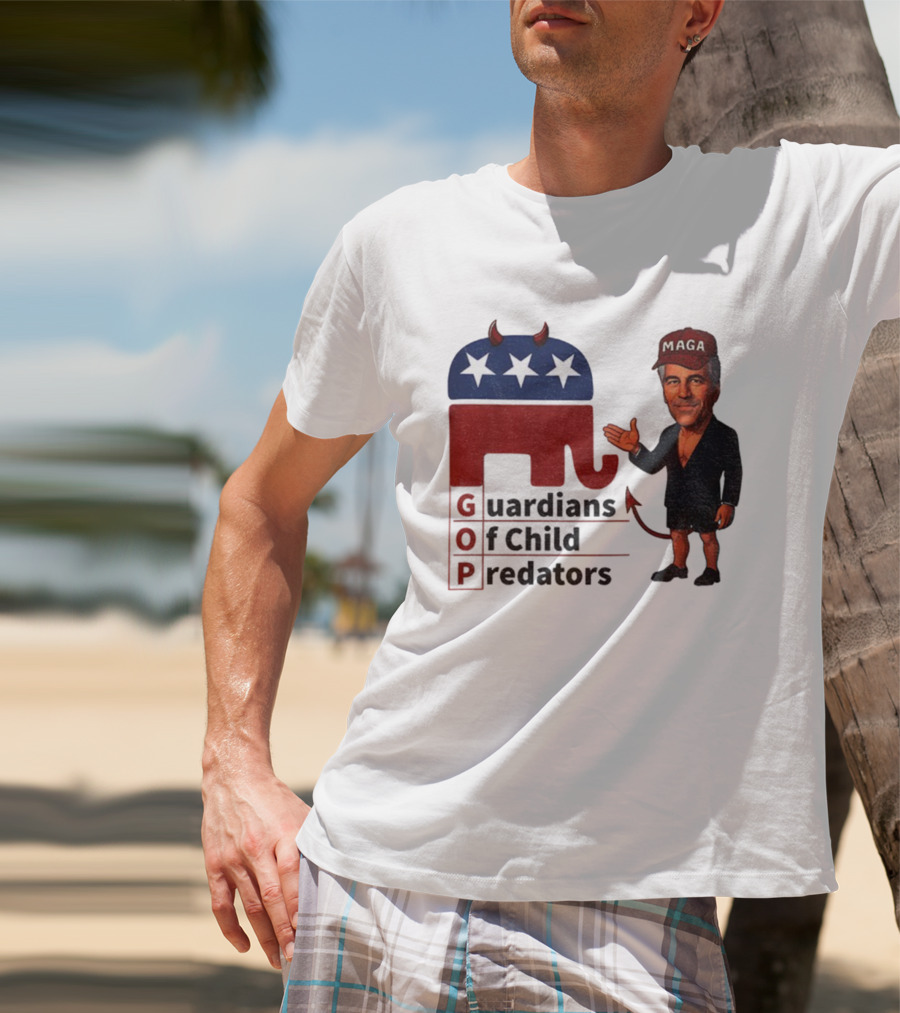 GOP Guardians Of Child Predators Anti MAGA Anti Trump T-Shirt