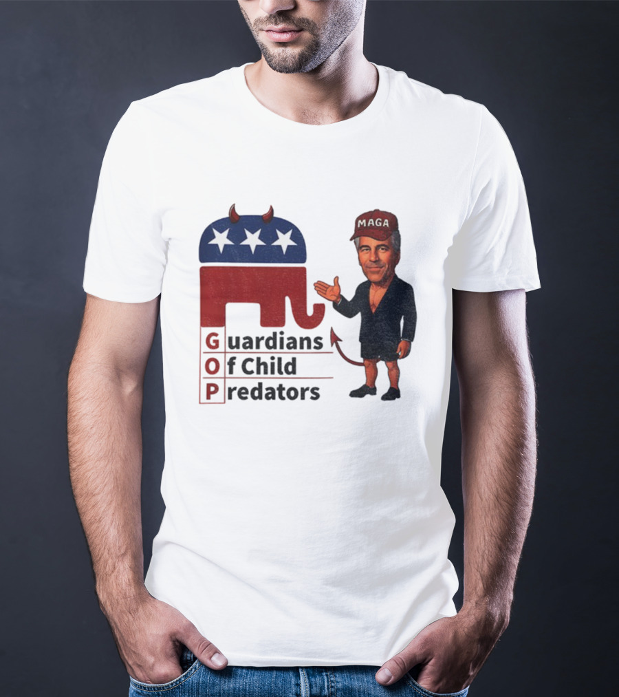 GOP Guardians Of Child Predators Anti MAGA Anti Trump T-Shirt
