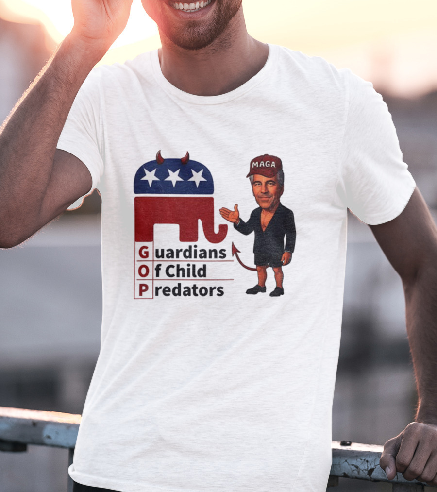 GOP Guardians Of Child Predators Anti MAGA Anti Trump T-Shirt