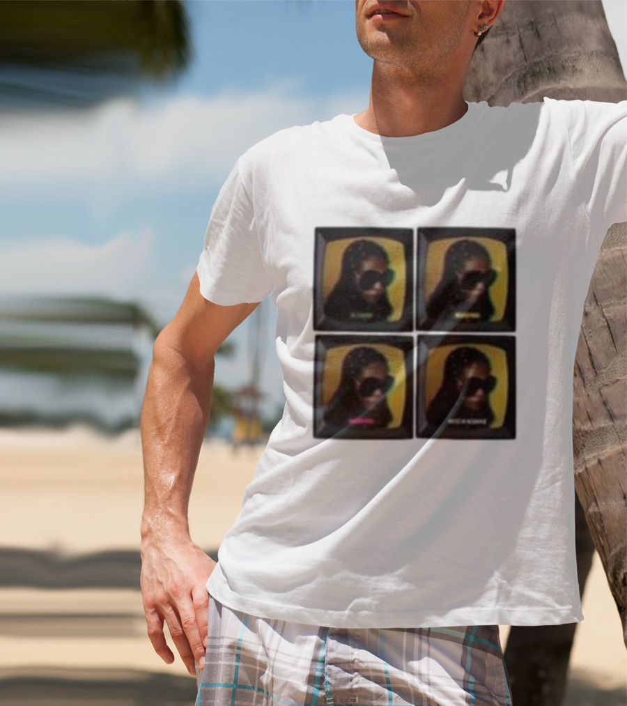 Ms Lauryn Hill Oh Oh Canada Retro TV Style Quad Image T-Shirt