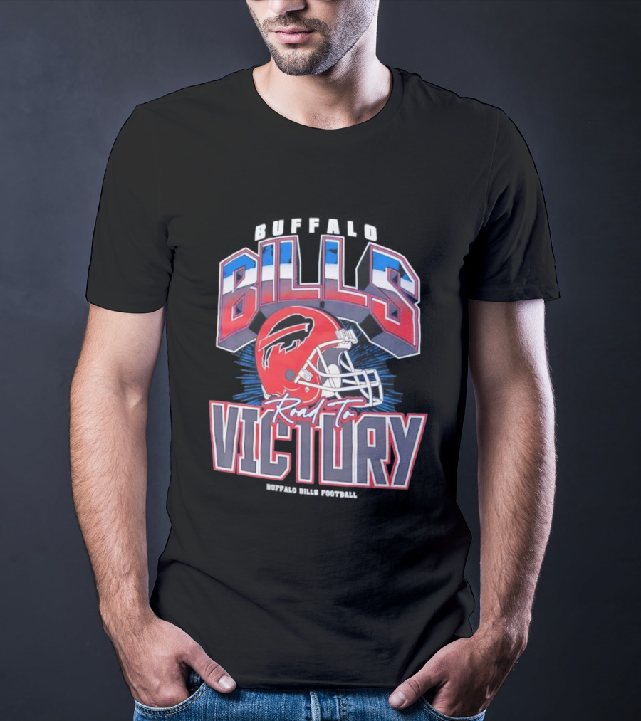 Buffalo Bills Road To Victory Helmet Bills Victory T-Shirt