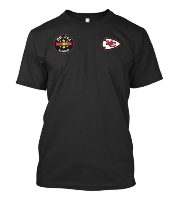 Kansas City Chiefs Never Underestimate A Commanders Fan DD-214 Alumni T-Shirt
